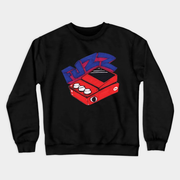 HYPN Fuzzy Pedals Crewneck Sweatshirt by Heypentypestudio